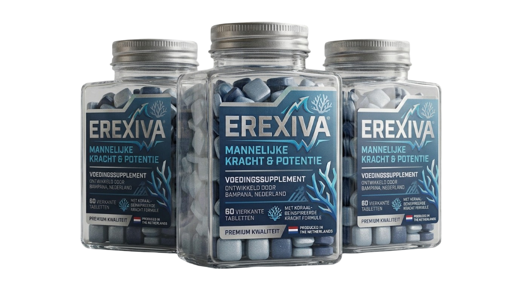 Twee verpakkingen Erexiva naast elkaar